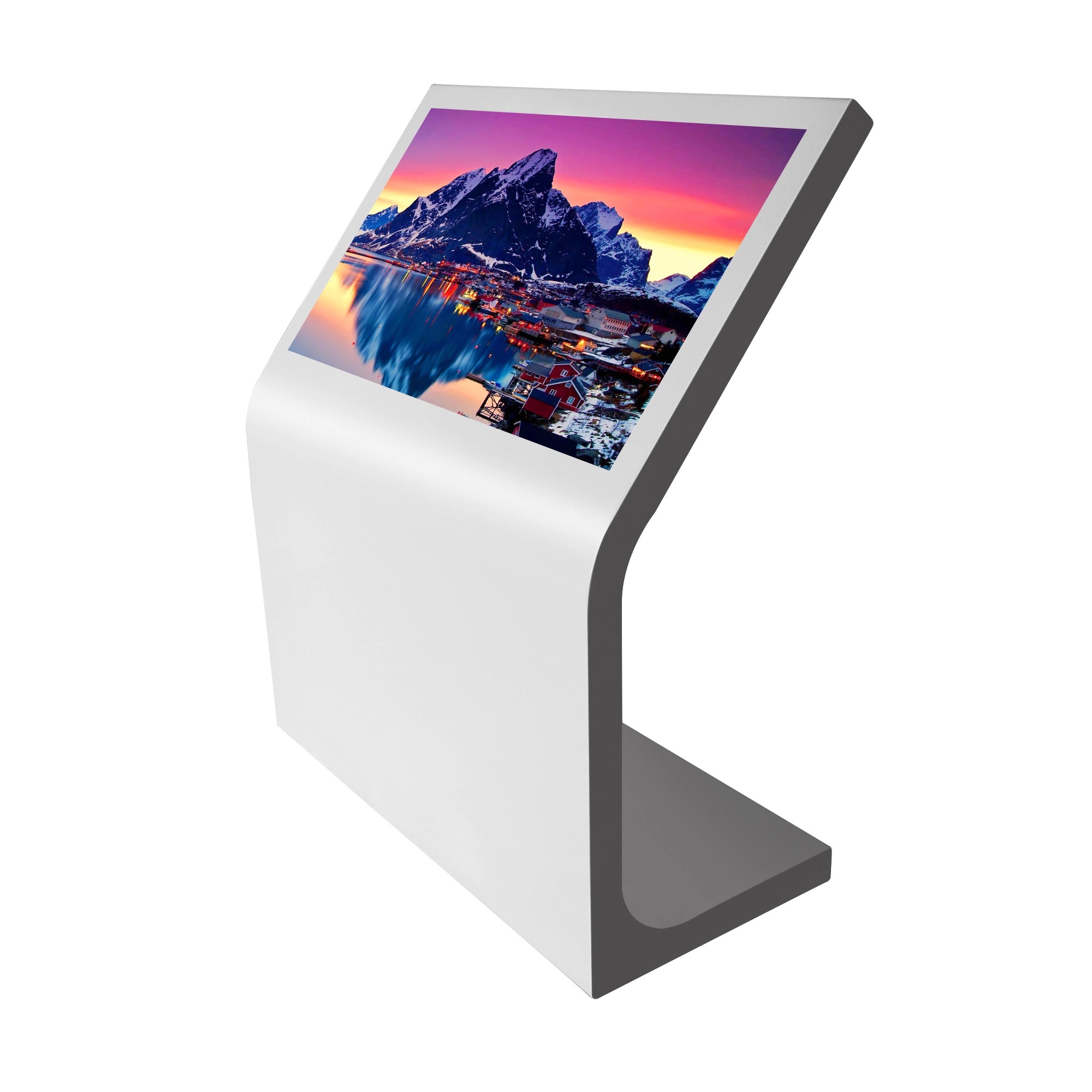 43INCH Slope Stylish Digital Kiosk Shopping Mall Independent Advertising Machine