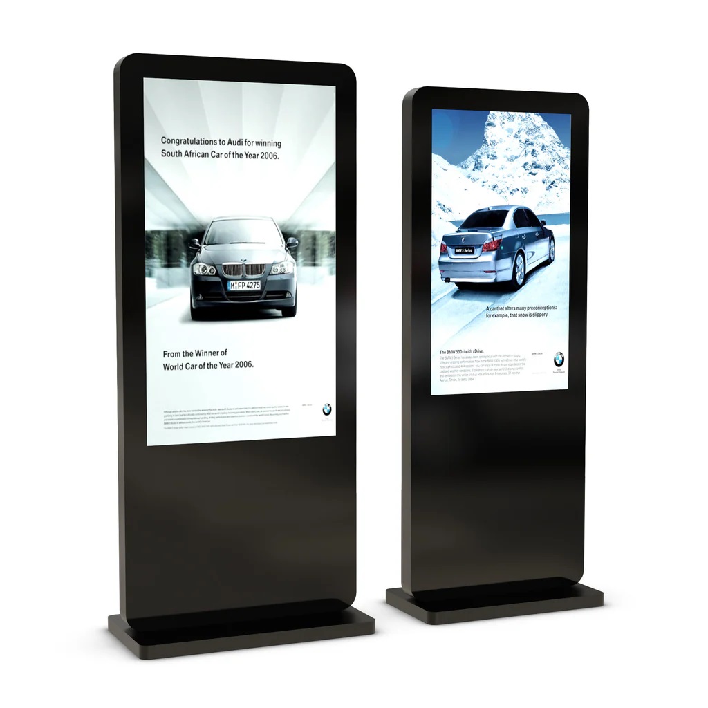 55inch Outdoor Advertising Machine Poster Kiosk Waterproof Digital Display Heatproof Stand Signage