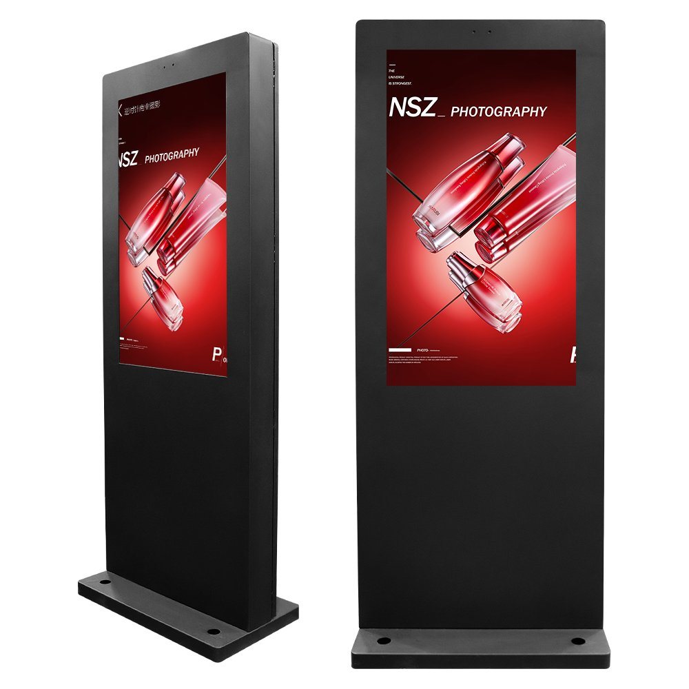 49inch Outdoor Advertising Machine Poster Kiosk Waterproof Digital Display Heatproof Stand Signage